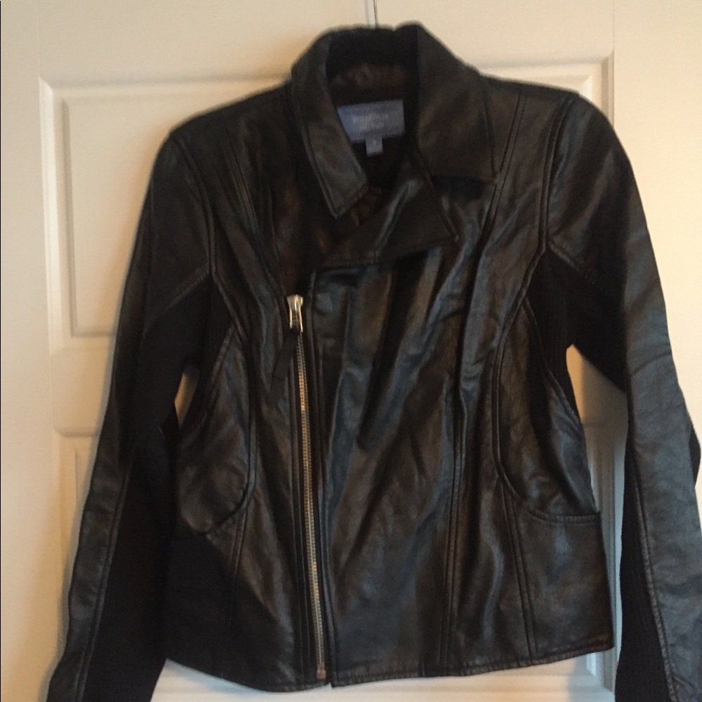 Simply Vera - Vera Wang Black Leather Jacket